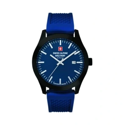 Image of Swiss Alpine Military by Grovana Men&#039;s watch dark blue 7055 1875SAM, Strap.