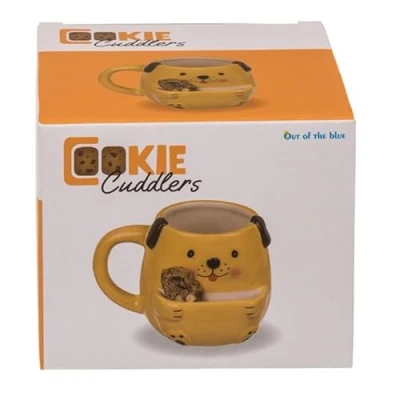 Image of Inevitable Out of The Blue Cookie Cuddlers Dolomite Dog Mug, 15 cm