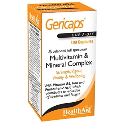 Image of HealthAid Gericaps 100 Capsules