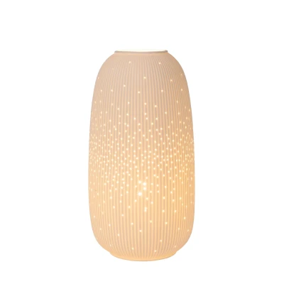 Image of Flores Retro Table Lamp Ø 17.5cm 1xE14 White