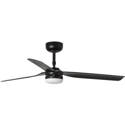 Image of Punt Led Black 3 Blade Ceiling Fan With DC Motor