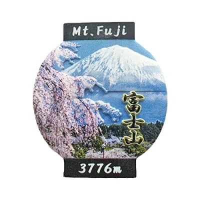 Image of Japan 3D Lantern Mount Fuji Refrigerator Magnet Travel Sticker Souvenirs Resin Home &amp; Kitchen Decoration,Japan Fridge from China
