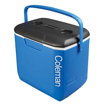 Image of Coleman Adults 30 Qt Performance Cooler Cool Box Blue/White/Charcoal, Colour Blue, L