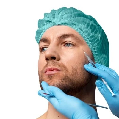 Image of SUPERGUARD GB Green Hair Nets for Catering Premium Disposable Mob Caps Kitchen Net Cover Double Stitched (Pack of 100) (Green)