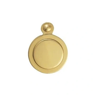 Image of Carlisle Brass M42 Escutcheon Lock Profile Victorian Round Cover FACE FIX, Gold