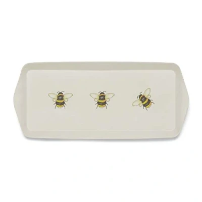 Image of Cooksmart British Designed Small Serving Tray Dinner For Multiple Uses Around The Home Trays Food Or Drinks Bumble Bees