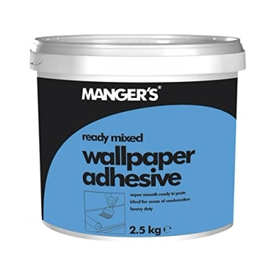 Image of Mangers Heavy Duty Ready Mixed Wallpaper Adhesive 2.5kg (696322)