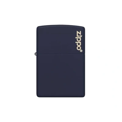 Image of Zippo Lighter, Metal, Navy Blue Matte, One Size