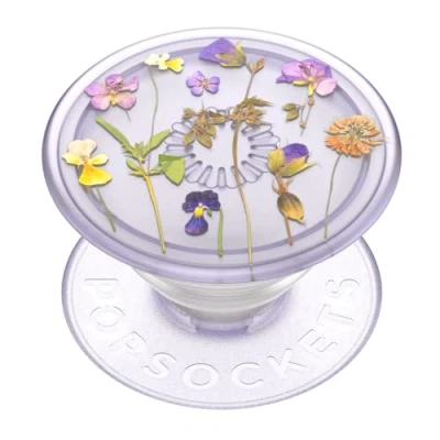 Image of PopSockets Phone Grip PlantCore Translucent Purple Fields