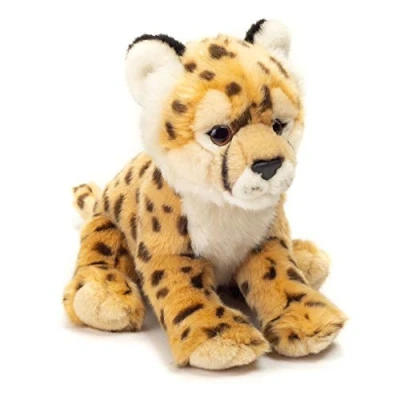 Image of Teddy Hermann 90465 Cheetah 10,2&quot;/26 cm, Soft Toy, Plush Toy