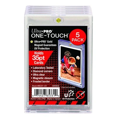 Image of Ultra Pro 35 Point ONE Touch Magnetic Trading Card Holder (Pack of 5)