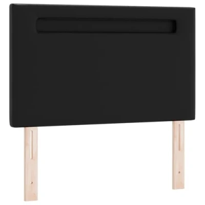 Image of vidaXL Headboard Plain Design Black 90 cm Faux Leather