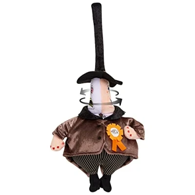 Image of Just Play Disney Tim Burton&#039;s Nightmare Before Christmas Reversible Mayor 13 inch Feature Plushie, Officially Licensed Kids Toys for Ages 3 Up
