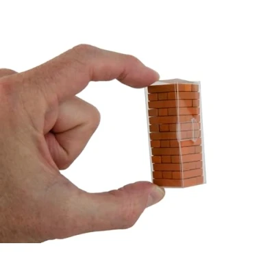 Image of Worlds Smallest Super Impulse 361223 Jenga The World Famous Skill Game as Mini Version, from 6 Years