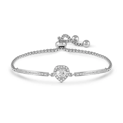Image of Nomination Royal Dream Silver Heart Crystal Bracelet