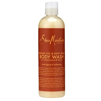 Image of Shea Moisture Argan Oil and Raw Body Wash, 13 oz