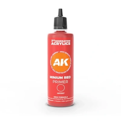 Image of Ak Interactive Minimum Red Surface Primer 100 ml. 3Gen