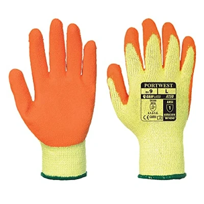 Image of Portwest Classic Grip Glove Latex Orange Large