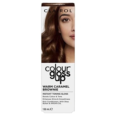 Image of Clairol Colour Gloss Up Conditioner, Warm Caramel Brownie, 130ml