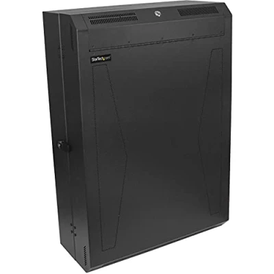 Image of StarTech.com 6U Wall Mount Network Cabinet Vertical Patch Panel Rack 30&quot; Server Room (RK630WALVS)