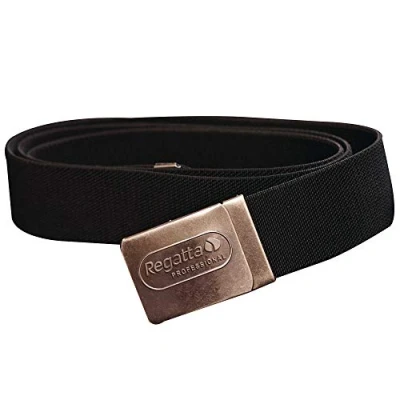Image of Regatta Men Premium Work Wear Belt With Stretch Black, One Size