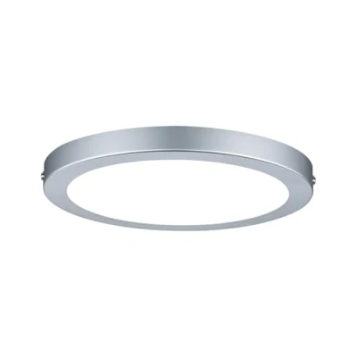Image of Paulmann 70933 Atria LED panel round incl. 1x15 watt ceiling lamp chrome matt luminaire plastic living room 4000 K