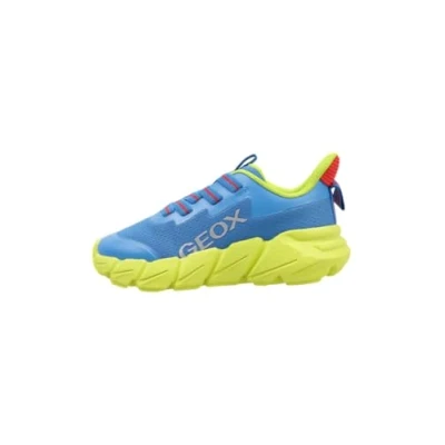 Image of Geox J FLEXYPER FAST BOY boys&#039;s Children&#039;s Shoes (Trainers) in Multicolour