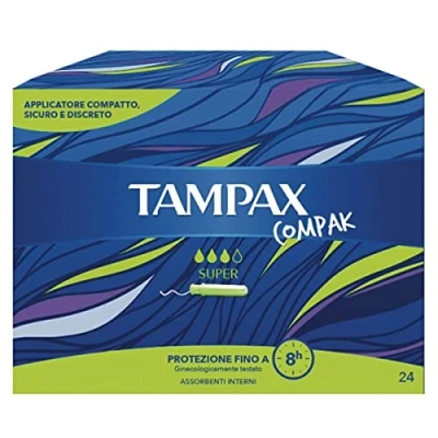 Image of TAMPAX COMPACK Super, Pack of 24 Tampons