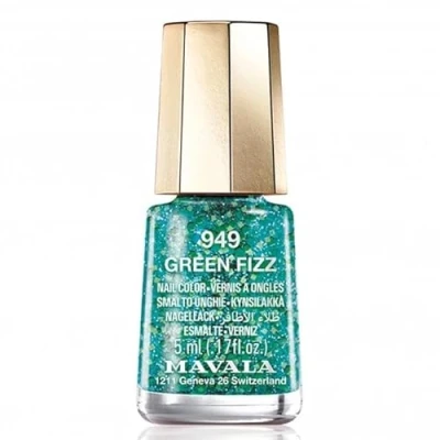 Image of Mavala Fizzy Holiday 2023 Breathable Mini Nail Polish Green Fizz 5ml (949)