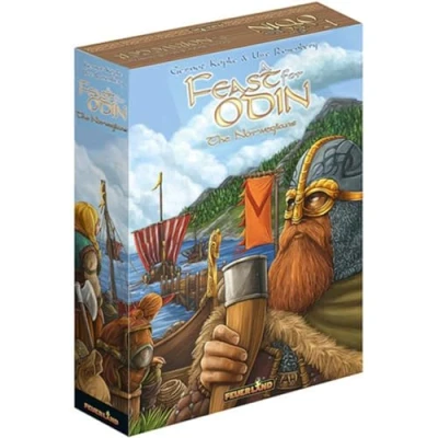 Image of Feuerland Spiele, A Feast for Odin: The Norwegians, Board Game Expansion, Ages 14+, 1 4 Players, 30 120 Minutes Playing Time, Blue,green,orange