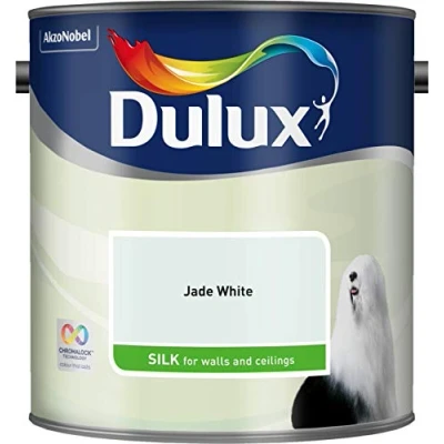 Image of Dulux Silk Jade White, 2.5 L