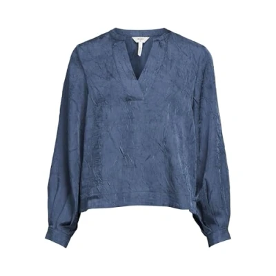 Image of Object Women&#039;s Objjohnson Re L/S V Neck Top Noos Blouse, Bering sea, 10