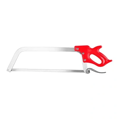 Image of Royal Catering Butcher Bone Saw for Game RCFS 2 (Blade Length 46 cm, Blade Stainless Steel, Thickness: 0.7 mm, Aluminum Frame, Lever Included)