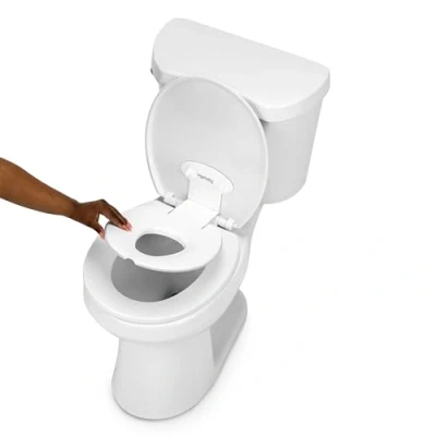 Image of Ingenuity Flip &amp; Sit Potty Semi Permanent Seat, Easy Setup, for Ages 18 Months+