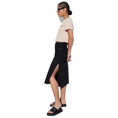 Image of Trendyol Women Midi A line Denim Skirt