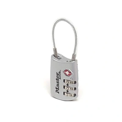 Image of Master Lock 4688EURD Combination Travel Padlock TSA Certified, Random Color, 8,2 x 3 1,4 cm