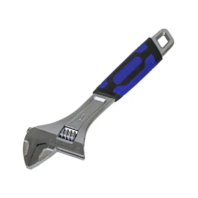 Image of Faithfull FAIAS300C Soft Grip Adjustable Spanner Wrench 300mm (12in) 40mm Capacity