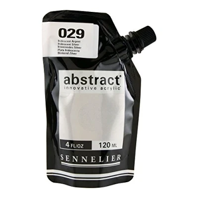 Image of Sennelier Abstract innovative acrylic 120ml 4oz Iridescent Silver