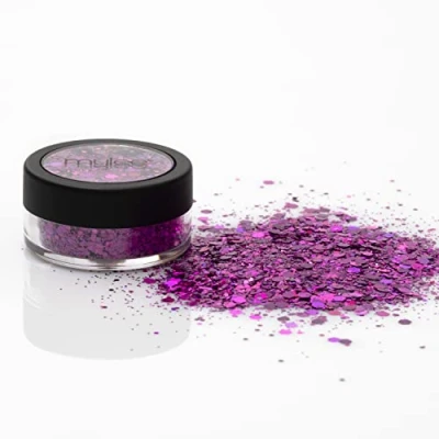 Image of Mylee All That Glitters [Encouraging] 101 Glitter Colour Choices DIY Nail Decoration, Holographic Dust Powder Ideal for Art &amp; Crafts