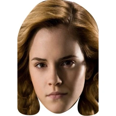 Image of FoxyPrinting Emma Watson H Celebrity Cardboard Party Face Mask Fancy Dress