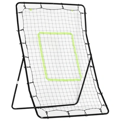 Image of HOMCOM Rebounder Net Baseball Training Equipment Playback Game Angle Ball Goal Skills