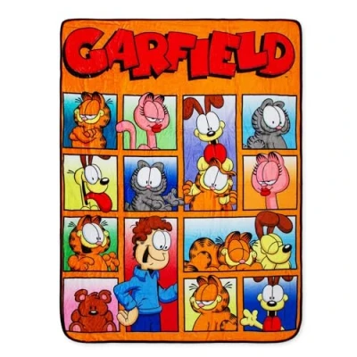 Image of Garfield and Friends Fleece Throw Blanket 45 x 60 Inches