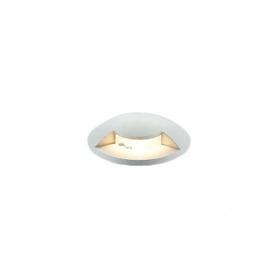 Image of recessed Floor Light &#039;Milara&#039; dimmable (Modern) in Silver Made of Aluminium (1 Source, GU10) from Lucande Outdoor