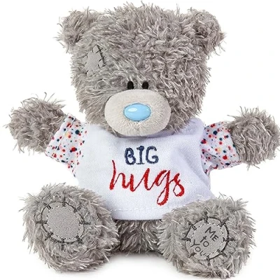 Image of Me to You Tatty Teddy 10cm Bear in Big Hugs Official Collection White, Grey, 62