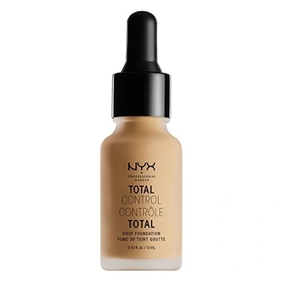 Image of NYX Professional Makeup Total Control Drop Foundation, Precise Dosage, Buildable Coverage, Long Lasting, Vegan Formula, Matte Finish, Shade: Beige