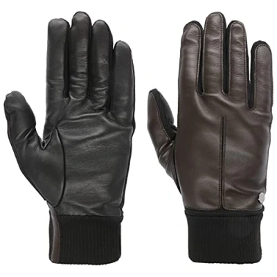 Image of Roeckl Smartphone Sheepskin Gloves full fingered glove winter (8 HS dark brown)