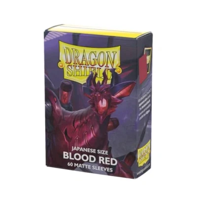 Image of Dragon Shield AT 11150 Japanese Size Matte Blood Red (60 Sleeves)