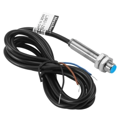 Image of Heschen M8 Inductive Proximity Sensor Switch, Shield Type, LJ8A3 1 Z/BY, Detector 1mm, 10 30VDC 200mA, PNP Normally Open(NO), 3 Wire