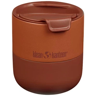 Image of Klean Kanteen Rise Lowball Tumbler Flip Lid Insulated Mug 296 ml in Autumn Glaze 1010168