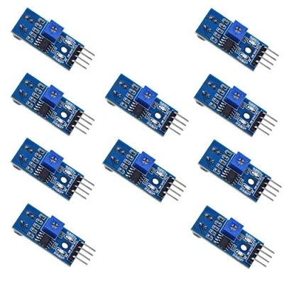 Image of ZkeeShop 10 Pcs TCRT5000 Infrared Reflective Photoelectric Switch IR Barrier Line Track sensor